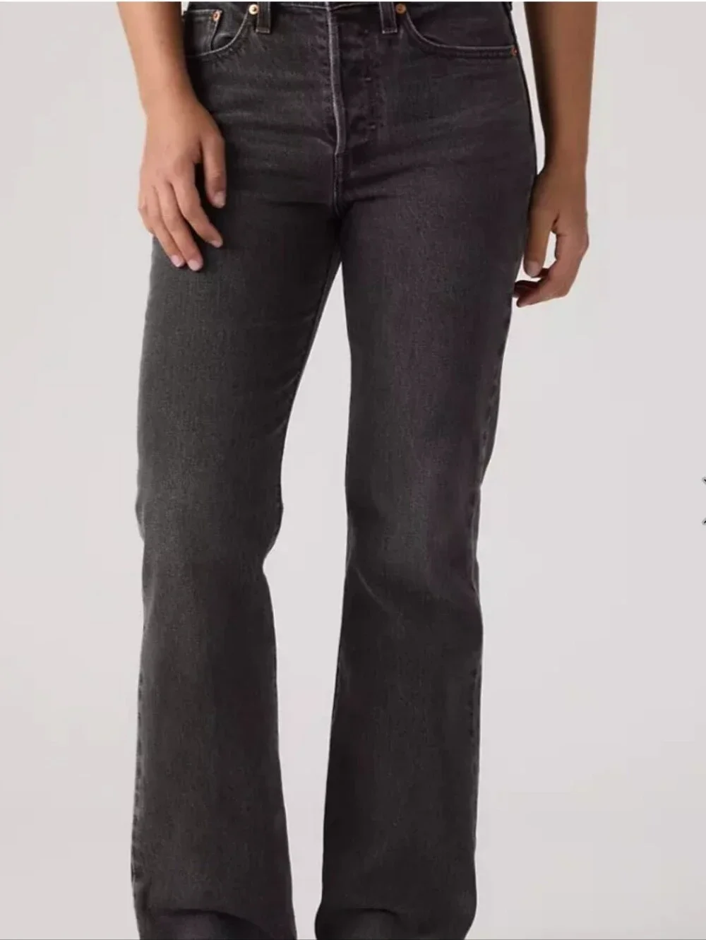 Levi's Wedgie Bootcut Jeans Black Size 31 - Picture 12 of 12